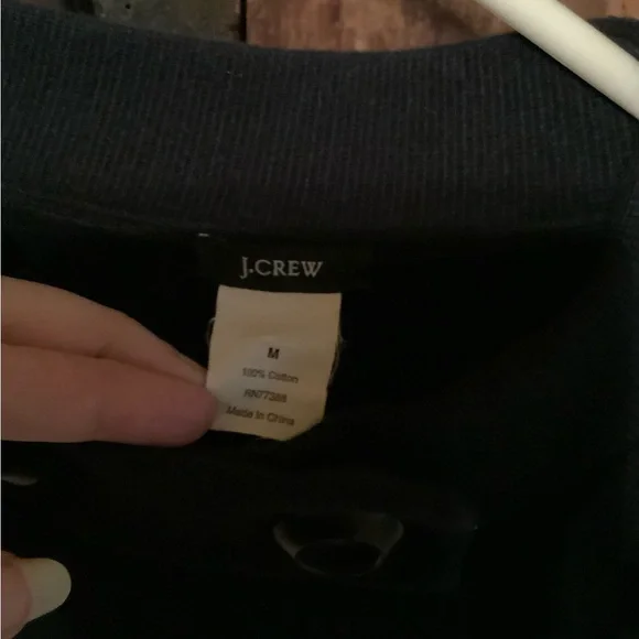 J. Crew Classic Black Pea Coat - Picture 2 of 6